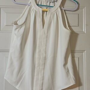 Trina Turk Cream Halter-Style Sleeveless Camisole
